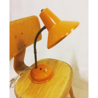 Vintage knaloranje bureaulampje